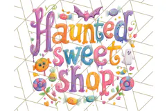Haunted Sweet Shoppe PNG Clipart, Pastel Halloween Bakery Product Image 3
