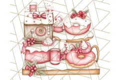 Christmas Cottagecore Kitchen Clipart PNG, Holiday Decor Product Image 3