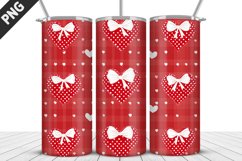Lovely Hearts Tumbler Design | Valentine&#039;s Day Tumbler Wrap Product Image 1