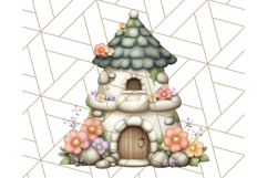 Princess Castle Clipart PNG, Enchanted Garden Artwork Product Image 3