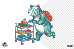 Back To School Teddy Bear Clipart Product Image 1