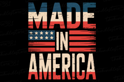 Made in America Svg | 4th of July Svg | Svg Cut File Product Image 1