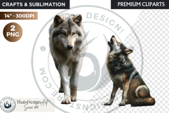 Watercolor Mystic Wols Fantasy Clipart PNG Graphics Product Image 1