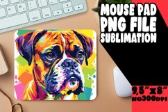Modern Abstract Dog Mouse Pad Design PNG Product Image 1