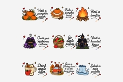 Fall Planner Stickers Clipart Bundle | 32 PNG Files, Autumn Product Image 5