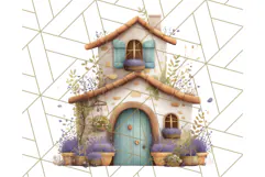 Whimsical Cottagecore Cottage PNG Clipart, Fairy House Png Product Image 3