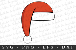 Santa Hat Svg | Christmas svg | Svg cut file Product Image 1