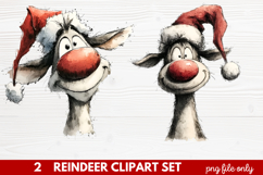 Whimsical Christmas Clipart | Cute Festive Holiday PNG Illus Product Image 1