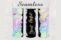 Holographic Glitter Agate 20 oz sublimation design tumbler Product Image 1