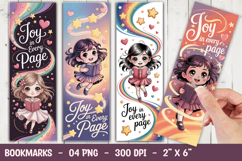 Joyful Girl Bookmark Sublimation Product Image 1