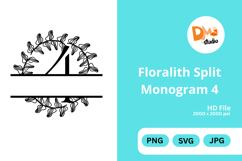 Floralith Split Monogram Product Image 1