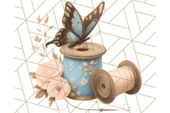 Vintage Butterfly PNG Clipart, Fairytale Cottagecore Images Product Image 3
