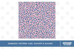 American 4th of July USA Patriotic Leopard Seamless Pattern Product Image 2