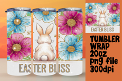 GREAT GIFT 20oz Tumbler Wrap , Easter Product Image 1