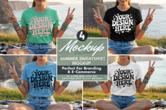 summer tshirt mockup, beach mockup, outdoor mockup Product Image 1