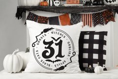 Farmhouse Halloween Round Sign SVG/Cut File Product Image 3