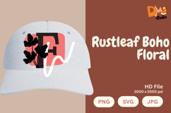 Rustleaf Boho Floral Monogram Product Image 1