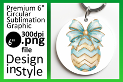 Vibrant Circle PNG for Keychains , Easter Egg Product Image 1