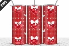 Lovely Hearts Tumbler Design | Valentine's Day Tumbler Wrap Product Image 4
