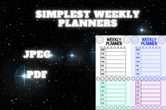 best simplest weekly planner freebie 60,free Weekly planner Product Image 3