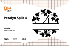 Petalyn Split Monogram Product Image 1