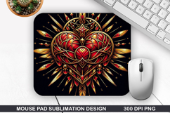 Mouse Pad Sublimation, Jesus Mouse Pad PNG Design Product Image 1