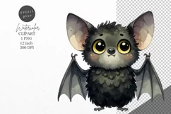 Halloween clipart, Bat clipart, Kids Halloween Product Image 1