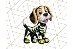 Halloween Animals in Costumes Clipart PNG, Cute Pets Art Product Image 3