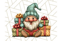 Christmas Gnome Clipart, Holiday Gnomes PNG Illustrations Product Image 3