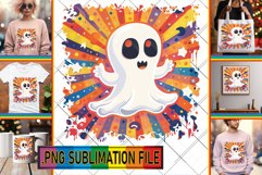 Colorful Ghost for Halloween PNG Product Image 1