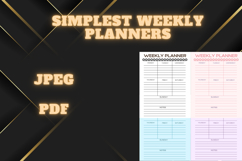 best simplest weekly planner freebie 64, free Weekly planner Product Image 2