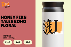 Honey Fern Tales Boho Floral Monogram Product Image 1