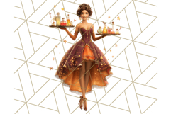 Autumn Circus Performers Clipart Vintage Characters PNG Product Image 3