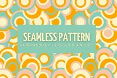 Circles Pattern 60s | 60s Retro circle Mid Century pattern Product Image 1