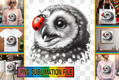 Bright TSHIRT Magic PNG, Cute Animals Product Image 1