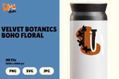 Velvet Botanics Boho Floral Monogram Product Image 1
