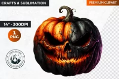 Halloween Pumpkin Clipart PNG, halloween clipart,pumpkin png Product Image 1