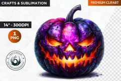 Halloween Clipart PNG, Jack O lantern clipart,pumpkin png Product Image 1