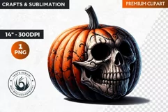 Halloween Clipart PNG, Jack O lantern clipart,pumpkin png Product Image 1