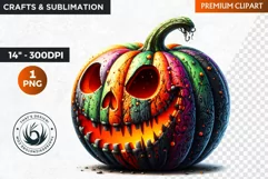 Halloween Pumpkin Clipart PNG, halloween clipart,pumpkin png Product Image 1