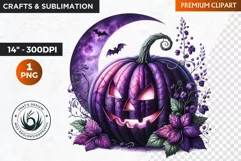 Halloween Pumpkin Clipart PNG, halloween clipart,pumpkin png Product Image 1