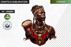 Voodoo God Spirit clipart PNG, African mythology Graphics Product Image 1