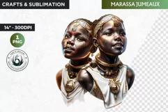 Voodoo Goddess Spirit clipart PNG, African mythology Graphic Product Image 1