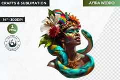 Voodoo Goddess Spirit clipart PNG, African mythology Graphic Product Image 1