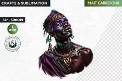 Voodoo God Spirit clipart PNG, African mythology Graphics Product Image 1
