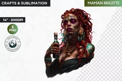 Voodoo Goddess Spirit clipart PNG, African mythology Graphic Product Image 1