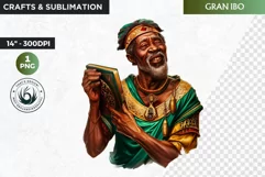 Voodoo God Spirit clipart PNG, African mythology Graphics Product Image 1