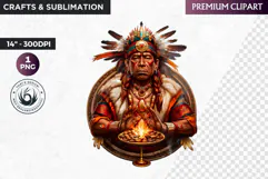 Inca God clipart PNG, Incan mythology Graphics, Perú Product Image 1