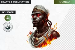 Voodoo God Spirit clipart PNG, African mythology Graphics Product Image 1