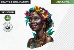 Voodoo Goddess Spirit clipart PNG, African mythology Graphic Product Image 1